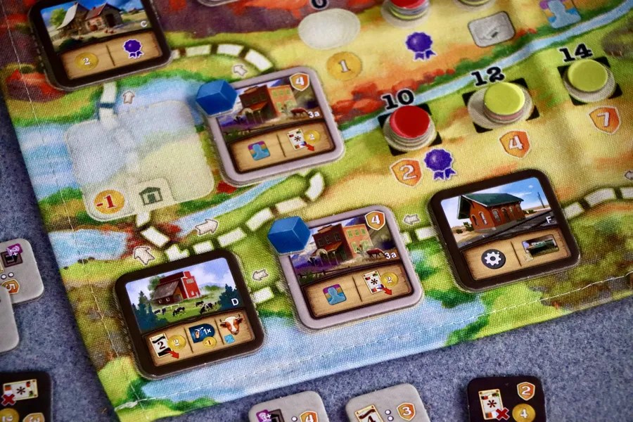 Great Western Trail: El Paso Board Game – Cattle Trading Strategy For 1-4 Players, Compact Travel Edition